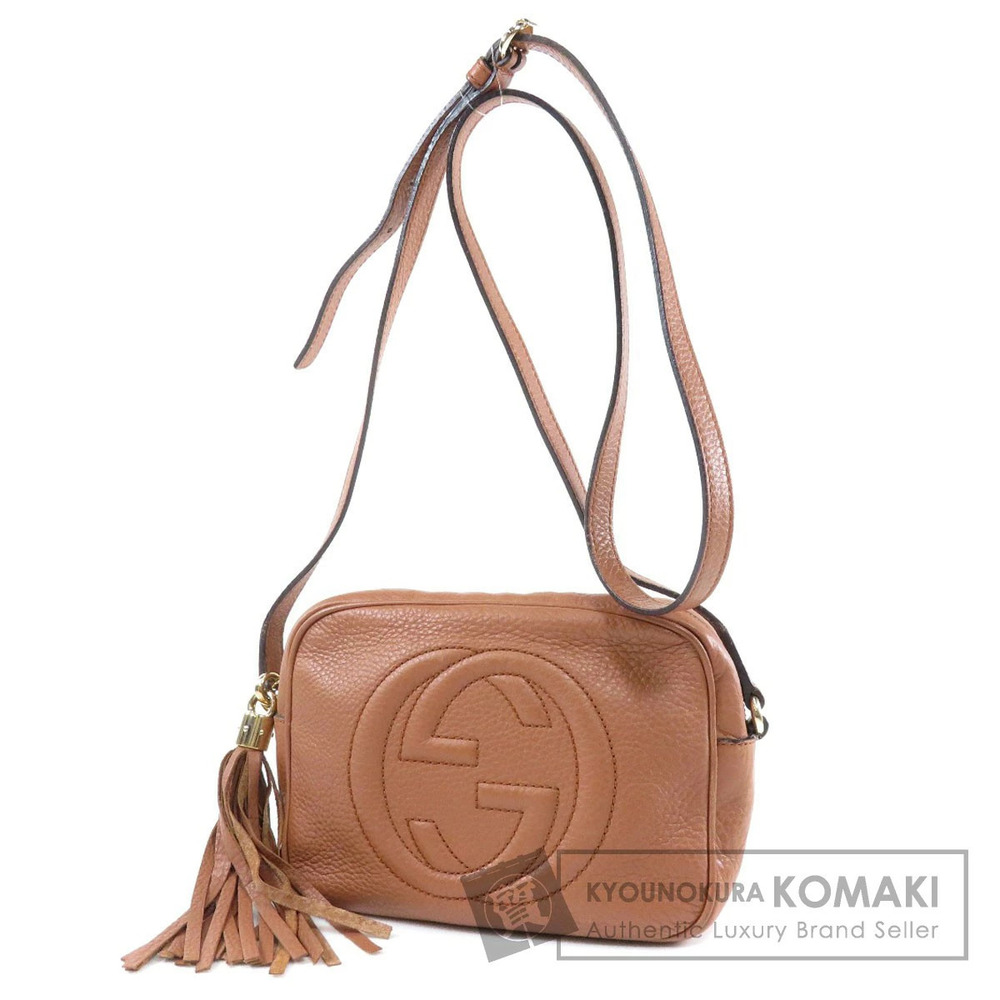 Gucci Soho Disco Shoulder Bag Calfskin Pink